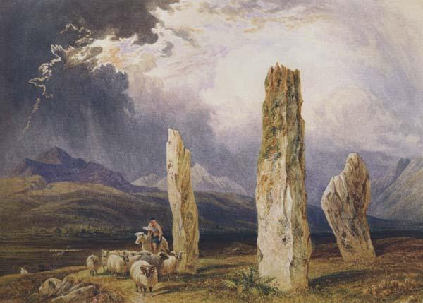 William Andrews Nesfield Druidical Temple at Tormore,isle of Arran (mk47) France oil painting art